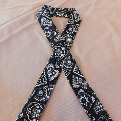 Water gel neck cooler - bandana (black) - Thumbnail 1
