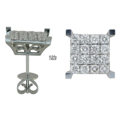 Diamond earrings - 0.77ct