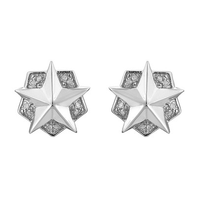 Diamond earrings - 0.09ct