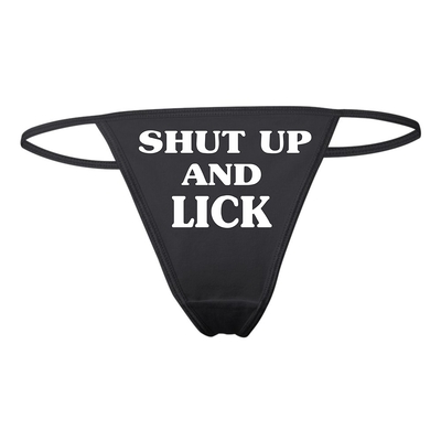 Shut up and lick thong bikini # 306