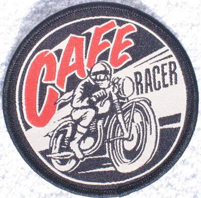 Cafe Racer Woven Patch 3" Round