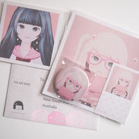 Gamegirl Girl Square Badge - Thumbnail 4