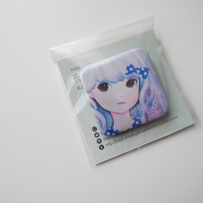 Small Spring Square Badge