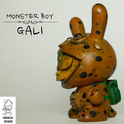 Gali Monster Boy 3" custom Dunny figure