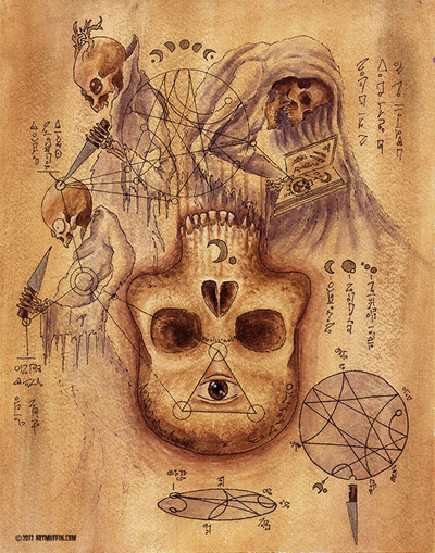 Reaper Circle: For Ceremony-Page From the Book of Gosh