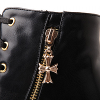 Fashion high heels Martin boots - Thumbnail 3