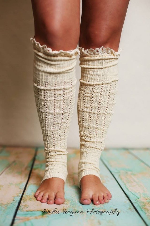 Crochet Top Leg Warmers