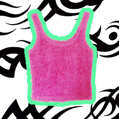 Bubblegum princess fuzzy crop 