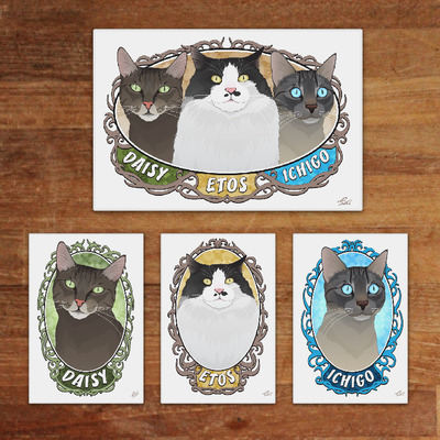 3 Cat Crest Combo Pack