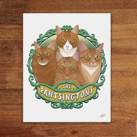 4 Cat Portrait Crest  - Thumbnail 1
