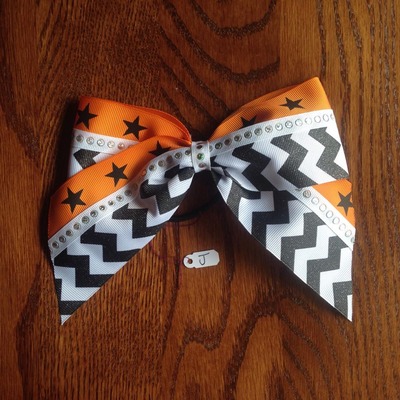 Glitter black chevron, orange/black stars, and iridescent dots - Thumbnail 3