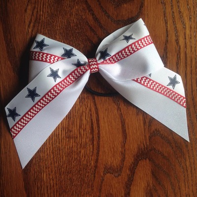 White with navy stars and red chevron - Thumbnail 4