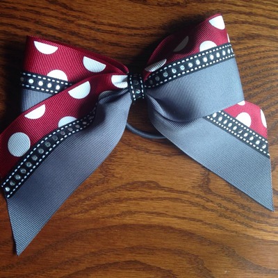 Grey, wine puff dot, and black with iridescent dots - Thumbnail 4