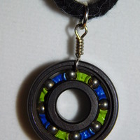 Recycled Skate Bearing Necklace - Custom - Thumbnail 2
