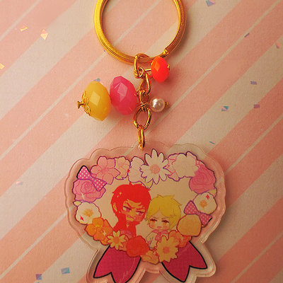 Pair up! the hurtful wall acrylic keychain