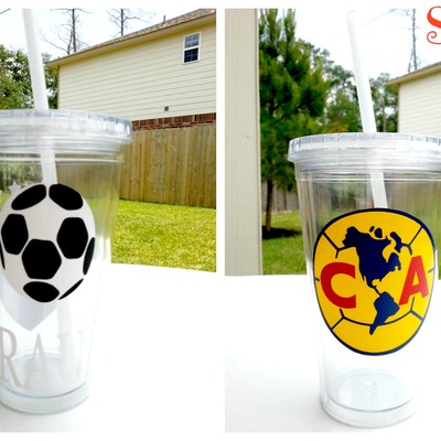 Soccer team tumbler 