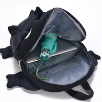 Students cute cartoon monster dinosaur backpack - Thumbnail 4