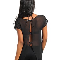 Sheer Chiffon Top - Thumbnail 2