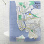 SHOWER CURTAIN PEVA NEW YORK MTA NEW YORK CITY SUBWAY MAP Design 180 x 180 cm - Thumbnail 2