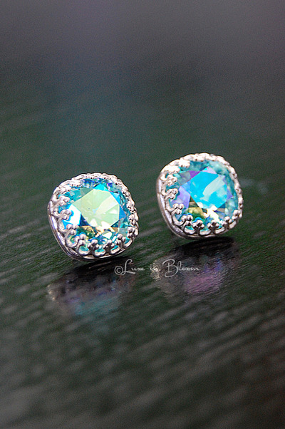 Petite Bridesmaid Wedding Earrings - Style # E165 : Luxe in Bloom