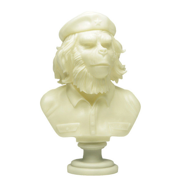 SSUR Rebel Ape Bust - Glow-In-The-Dark