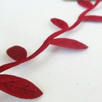 The Athena - Leaves Hippy Headband - Leaf Headband - Gold, Silver, Pink, Maroon or Navy Blue Leaf Headband - Thumbnail 2