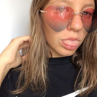 Cotton Candy Heart Sunglasses  - Thumbnail 1