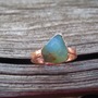 Peruvian Blue Opal Electroformed Ring-1