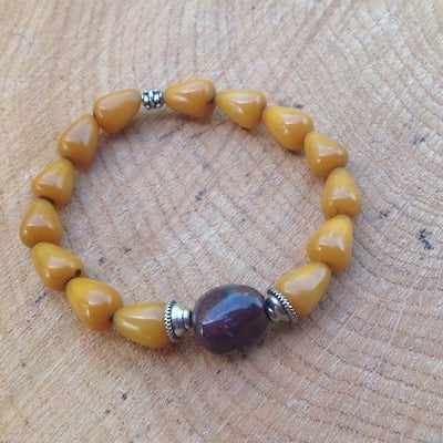 "falling for you" jasper bracelet