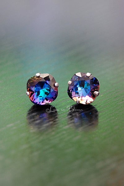 Petite Bridesmaid Wedding Earrings - Style # E166 : Luxe in Bloom