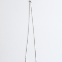 Glass Bead Grey Wood Necklace NL0926 - Thumbnail 1