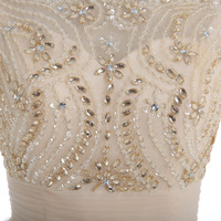 champagne homecoming dress, junior homecoming dress, lovely homecoming dress, cheap homecoming dress, homecoming dress, PD15030 - Thumbnail 2