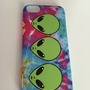 Trippy tie dyed alien iPhone 5c case -1