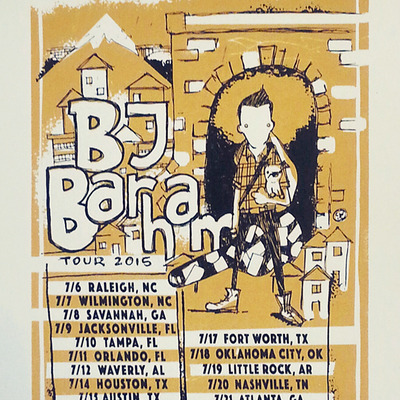 Bj barham tour print 2015
