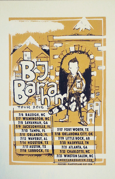 BJ Barham Tour Print 2015