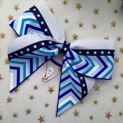 Blue arrows, glitter white, and navy stars - Thumbnail 4