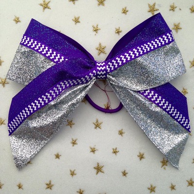 Silver, glitter purple, and purple chevron - Thumbnail 5