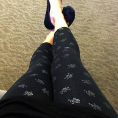 Leggings w/ yoga waistband