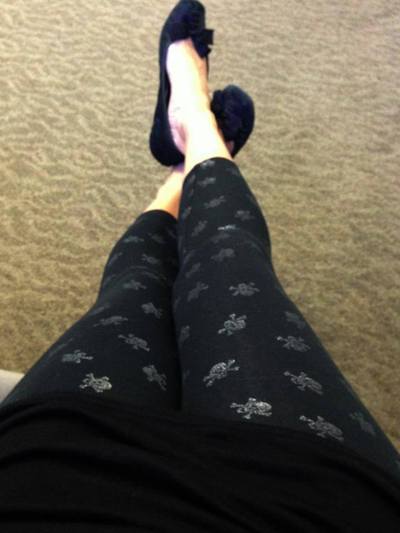 Leggings w/ yoga waistband