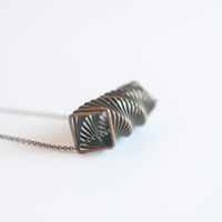 Copper Pendant Necklace NL0878 - Thumbnail 2