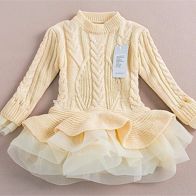 Lily sweater dress- ivory