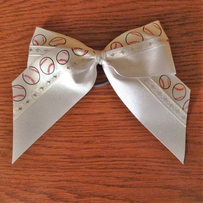 All white with glitter, softballs/baseballs, and silver - Thumbnail 5