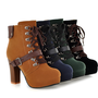 Women fashion high-heeled Martin boots-1