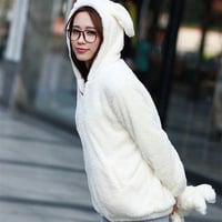 Japanese kawaii cartoon fluffy coat - Thumbnail 2