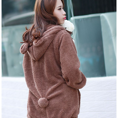 Japanese kawaii cartoon fluffy coat
