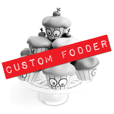 Miss Cupcake Blind Box Vinyl Figure by olive47 - Bad Paint