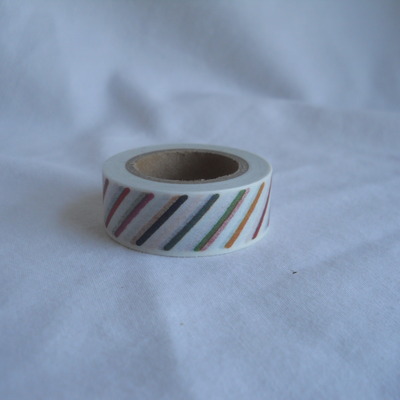 Thin rainbow stripes washi tape  - Thumbnail 5