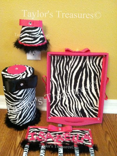 Taylors Treasures - Tray - Hair Bow Holder - Headband Holder - Night Light 4pc. Set