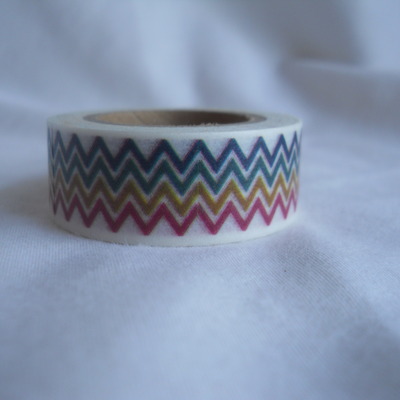 Rainbow chevron washi tape  - Thumbnail 1