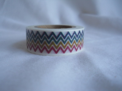 Rainbow Chevron Washi Tape 